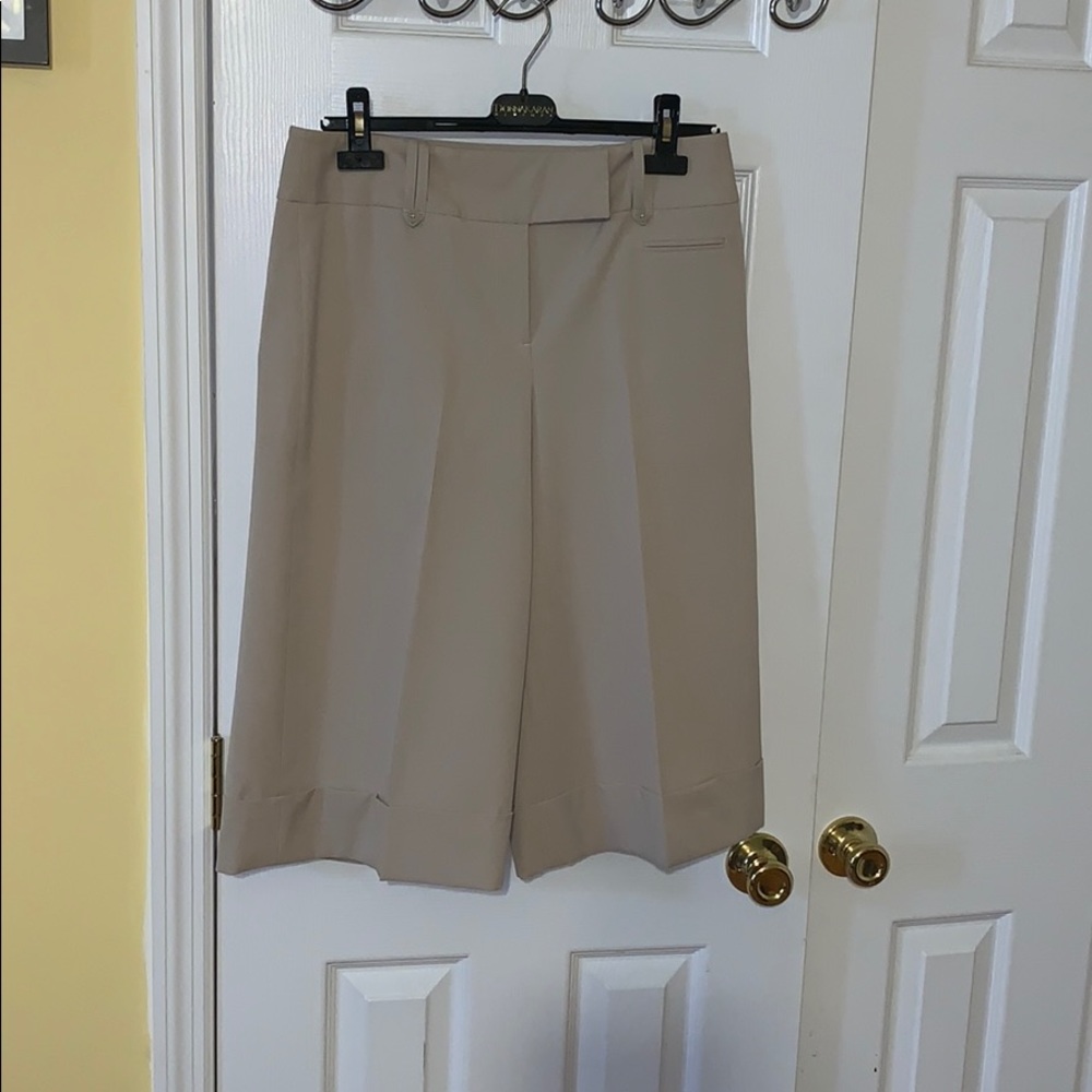 Ann Taylor Loft cream loose pants